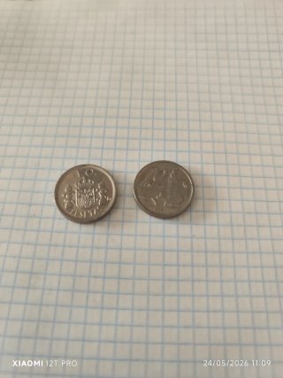 Monedas antiguas coleccionables