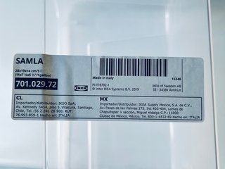 Coppia contenitori Ikea Samla 5L