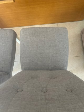Set di 2 sedie da pranzo imbottite