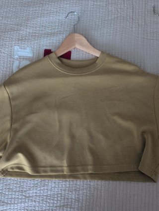 Sudadera Oysho XS Beige Oversize