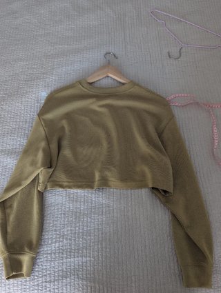 Sudadera Oysho XS Beige Oversize