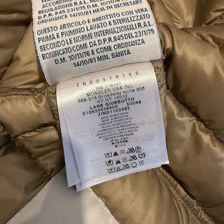 Moncler Lans Chaqueta Mujer Talla M Marron