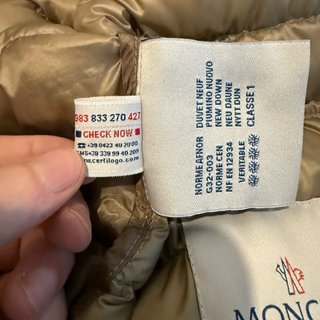 Moncler Lans Chaqueta Mujer Talla M Marron