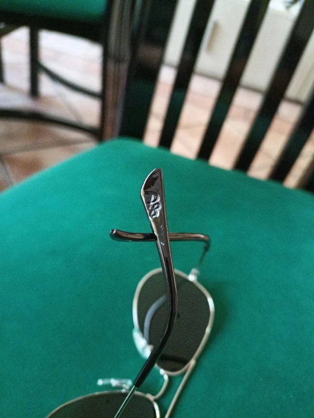 Occhiali da sole Ray-Ban Aviator in acciaio