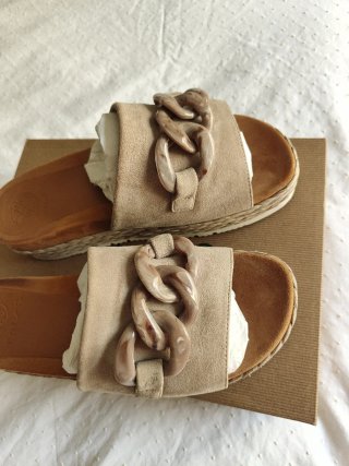 Sandalias Unisa Beige Talla 39
