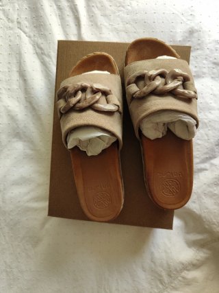 Sandalias Unisa Beige Talla 39