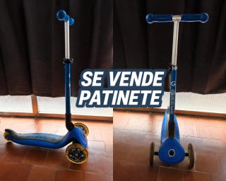 Patinete infantil 3 ruedas azul