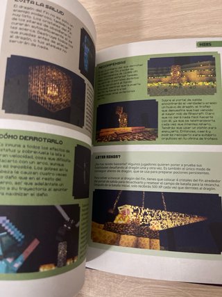 Libro Minecraft manual de combate