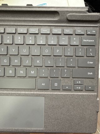 Teclado Negro y Gris microsoft Surface Pro