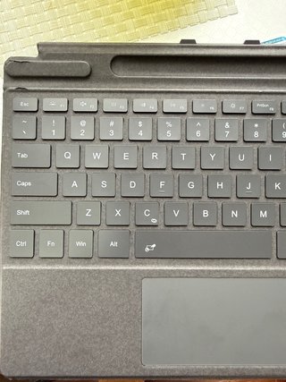 Teclado Negro y Gris microsoft Surface Pro