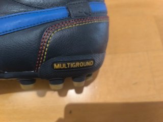 Botas Nike Tiempo Ronaldinho R10 Azul Dorado