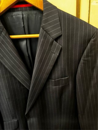 Americana Hackett - Talla 42R - Azul Rayas