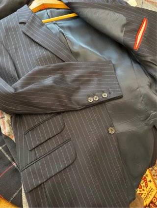 Americana Hackett - Talla 42R - Azul Rayas