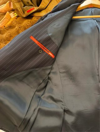 Americana Hackett - Talla 42R - Azul Rayas