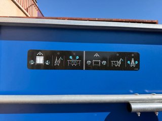 Mesa Ping Pong PPT 500 Outdoor Azul