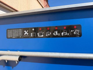 Mesa Ping Pong PPT 500 Outdoor Azul