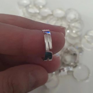 40 Bases de Anillo Ajustables para Bisutería