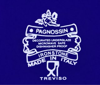 Set 4 sottopiatti Pagnossin Treviso blu cobalto