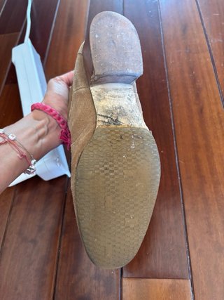 Stivaletti Zara scamosciati beige
