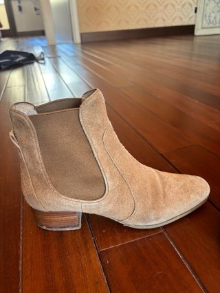 Stivaletti Zara scamosciati beige