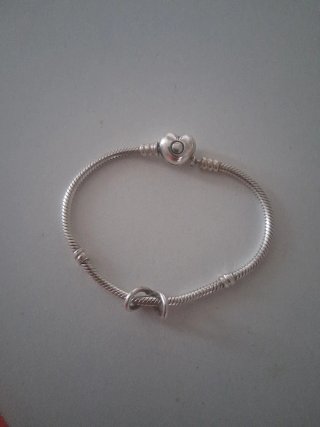 Pulsera Pandora Corazón Plata