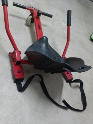 Silla Kart para Hoverboard Roja