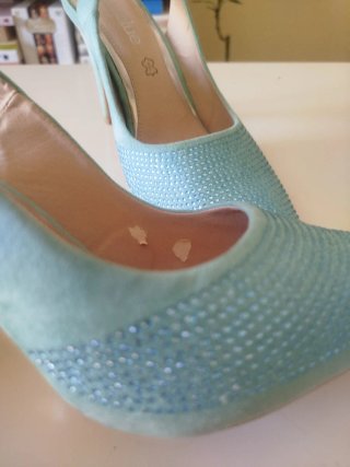 Zapatos de tacón Loriblu azul turquesa