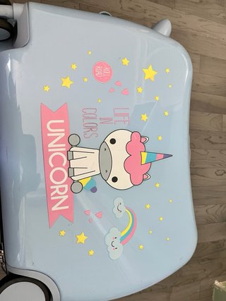Maleta infantil unicornio ruedas