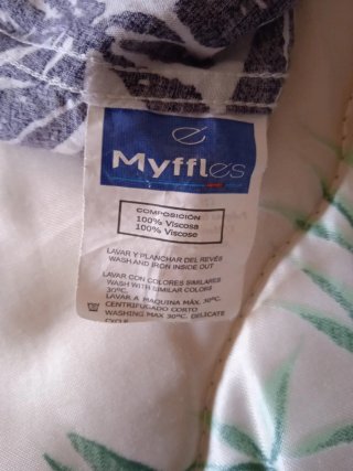 Polo Cortefiel y Camisa Myffles viscosa. Talla M