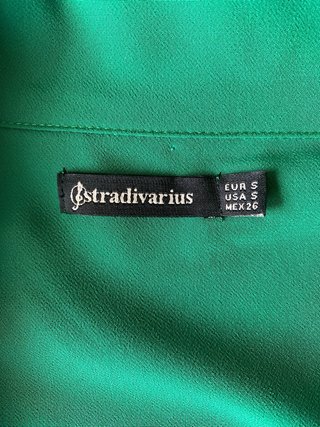 Americana verde fluida Stradivarius Talla Única