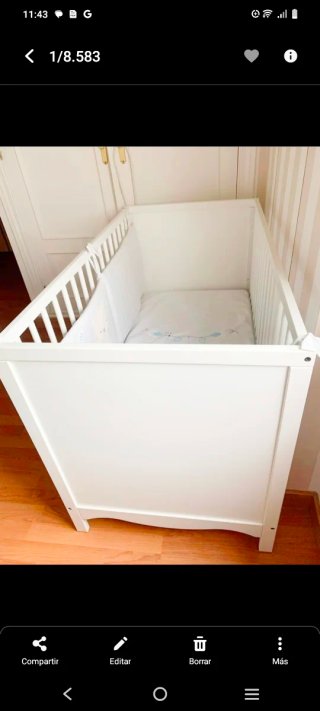 Cuna IKEA blanca