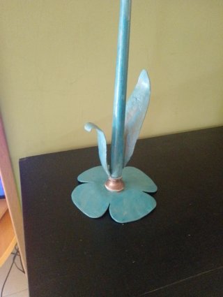 Candelabro ferro battuto artigianale