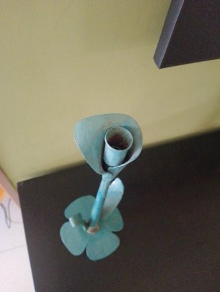 Candelabro ferro battuto artigianale