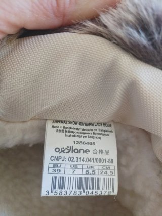 Botas Arpenaz Snow 400