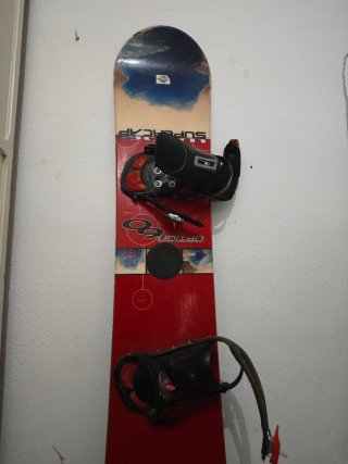 Tabla de Snowboard Nitro con Fijaciones