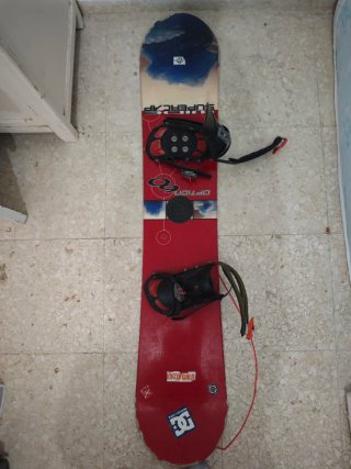 Tabla de Snowboard Nitro con Fijaciones
