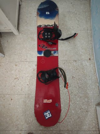 Tabla de Snowboard Nitro con Fijaciones