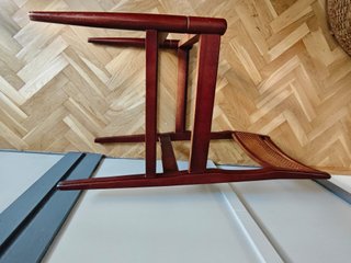 Sillas Mid Century Madera y Rattan