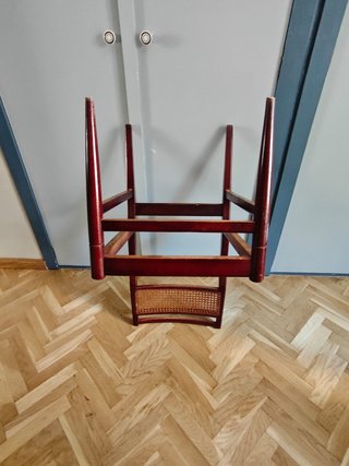Sillas Mid Century Madera y Rattan