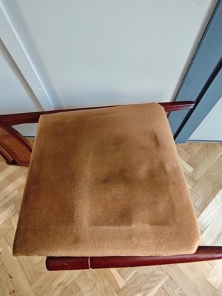 Sillas Mid Century Madera y Rattan