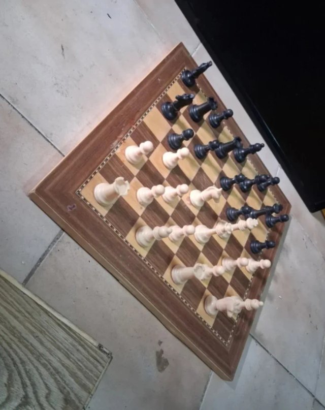 Tablero de ajedrez de madera