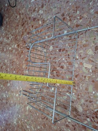 Cesta para plancha y tabla de planchar
