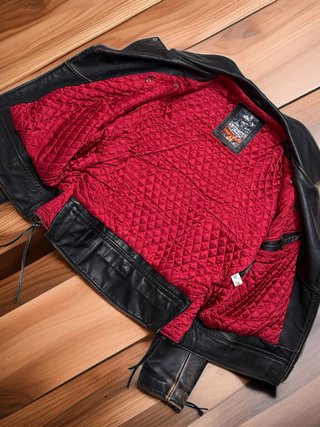 Diesel Cazadora Cuero Biker Vintage talla XL