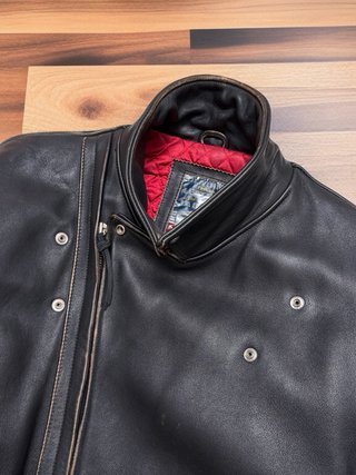 Diesel Cazadora Cuero Biker Vintage talla XL