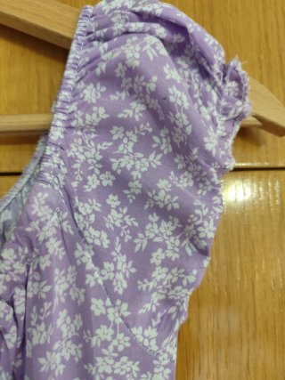 Vestido Verano Floral Morado