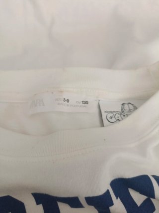 Camiseta Zara Garfield talla 8-9