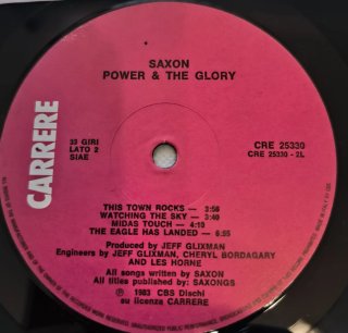 Saxon Power & The Glory LP Vinile