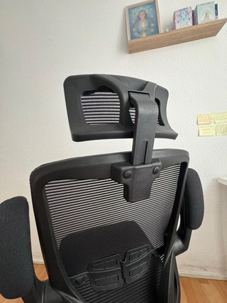 Silla de oficina ergonómica negra