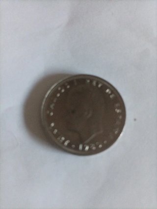 Moneda 50 Pesetas España acuñada en 1980.