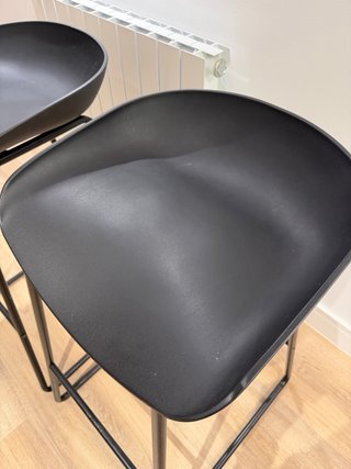 Bancos negros (Set de 2)
